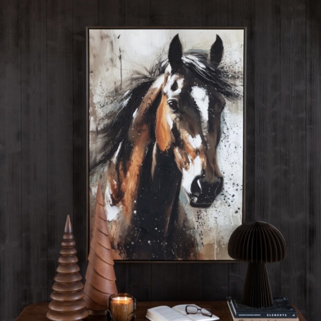Tableau Cheval Multicolore