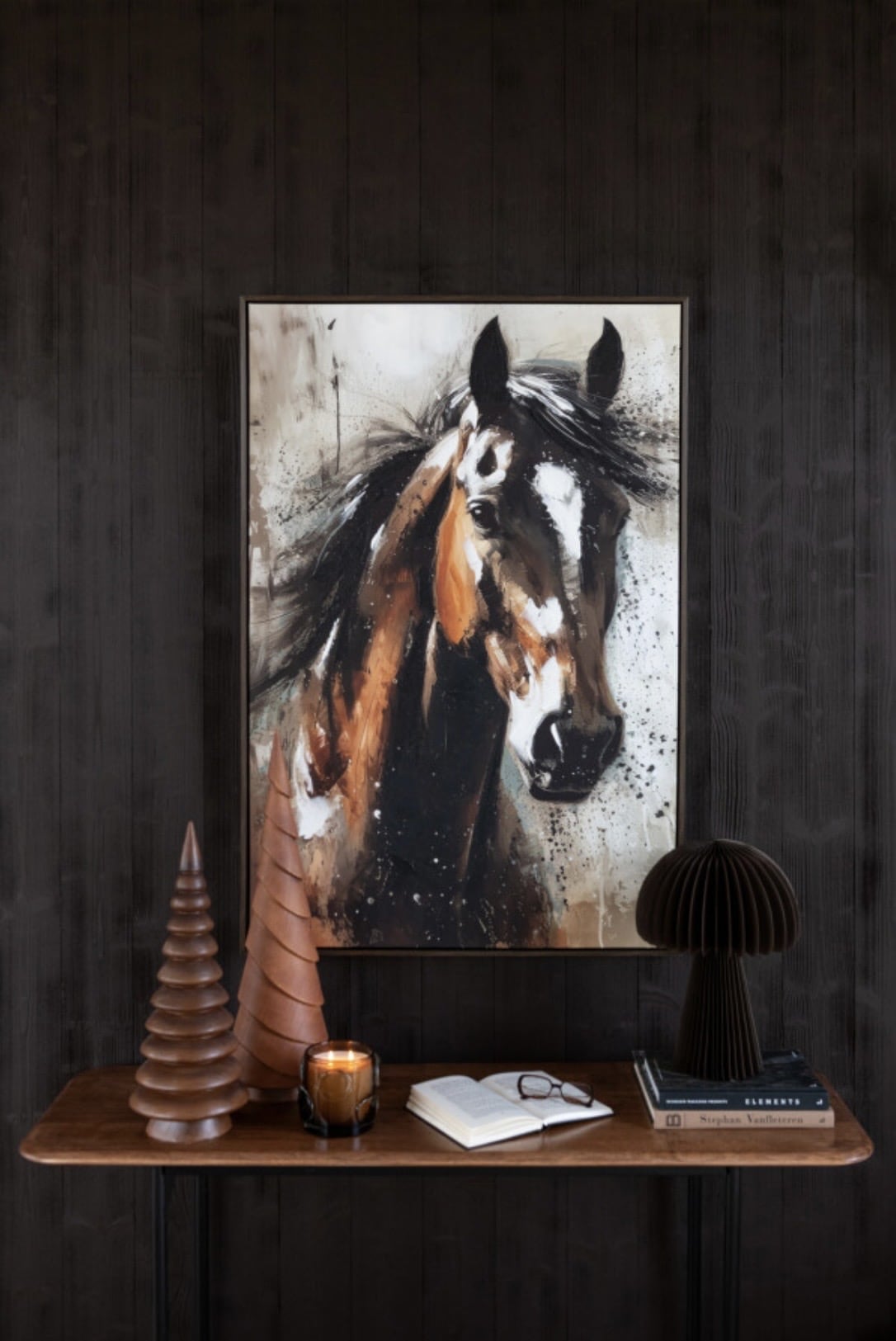Tableau Cheval Multicolore