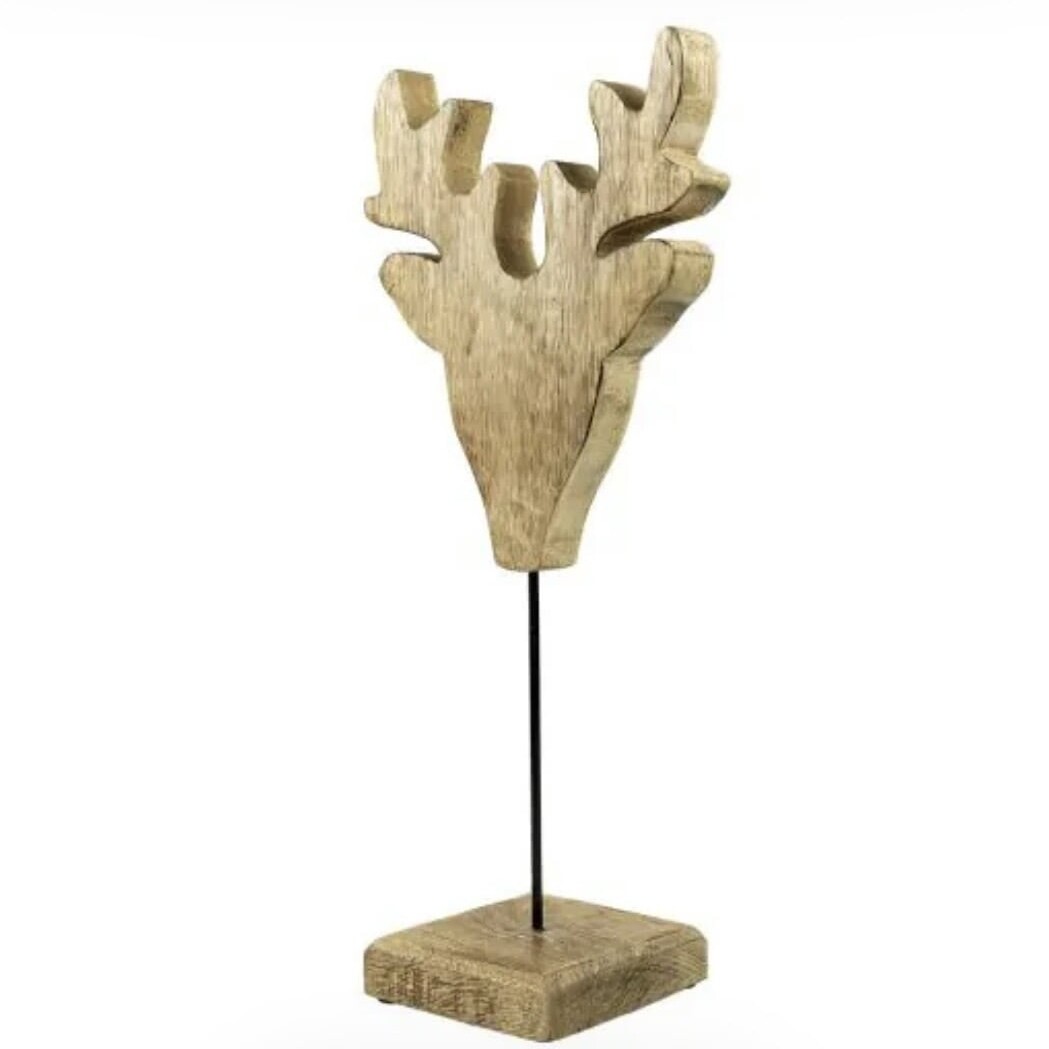 Cerf Debout Bois L