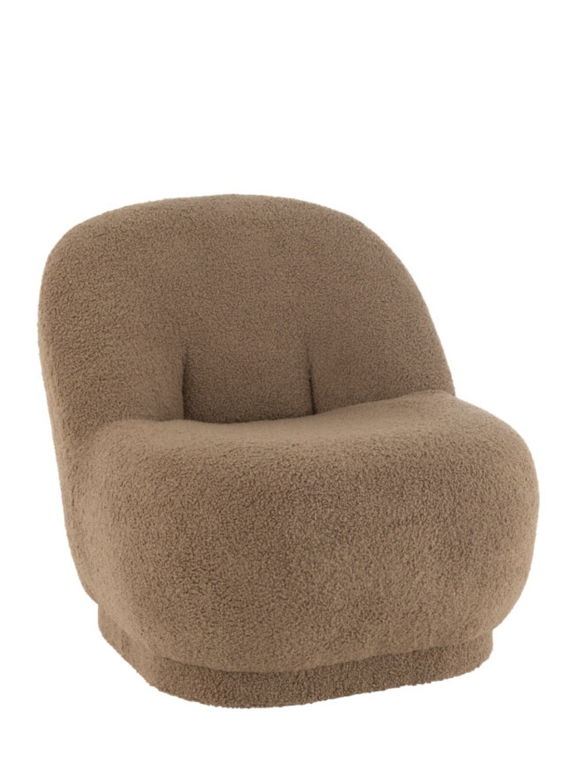 Pouf Teddy Velour Marron