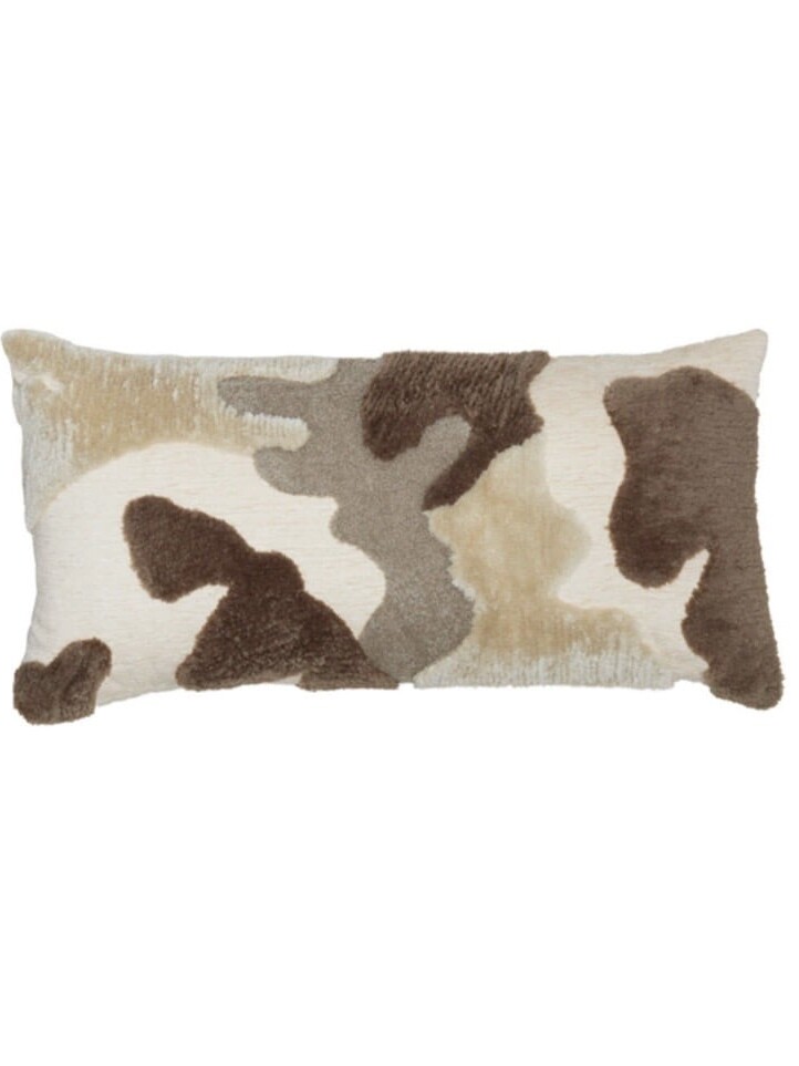 Coussin Cetuno Crème Brun Déhoussable