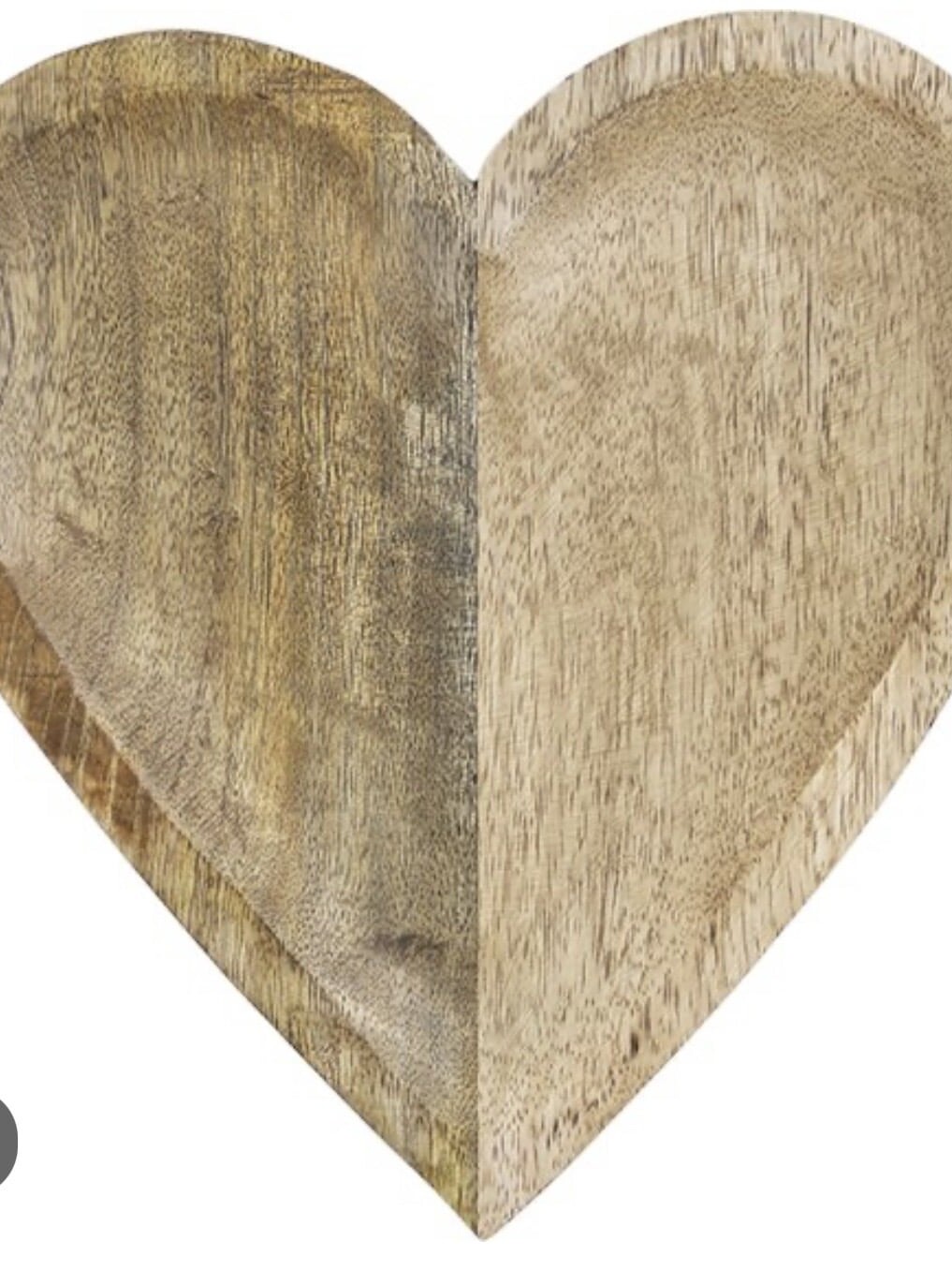 Plat Cœur Bois Manguier