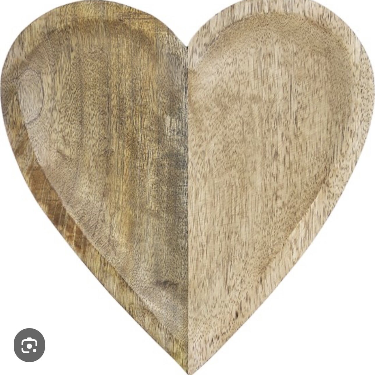 Plat Cœur Bois Manguier