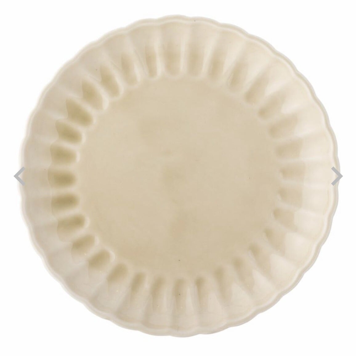 Assiettes Grès Crème Latina 6P