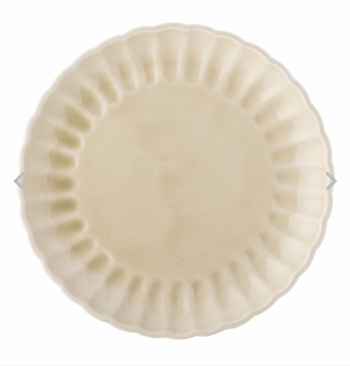 Assiettes Grès Crème Latina 6P