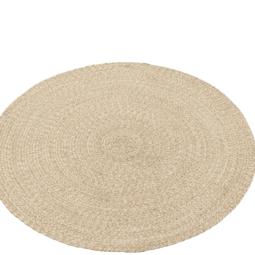 Tapis Miami Extérieur Rond Naturel