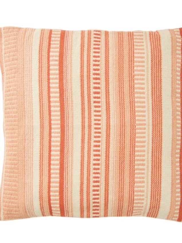 Coussin Ligne Orange Lignes