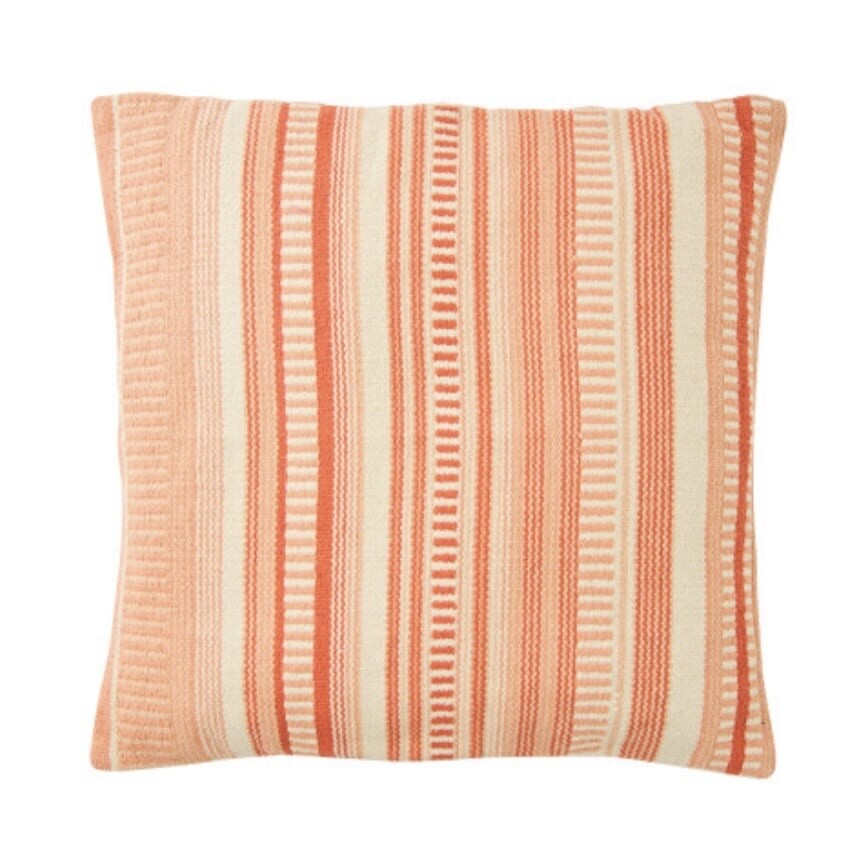 Coussin Ligne Orange Lignes
